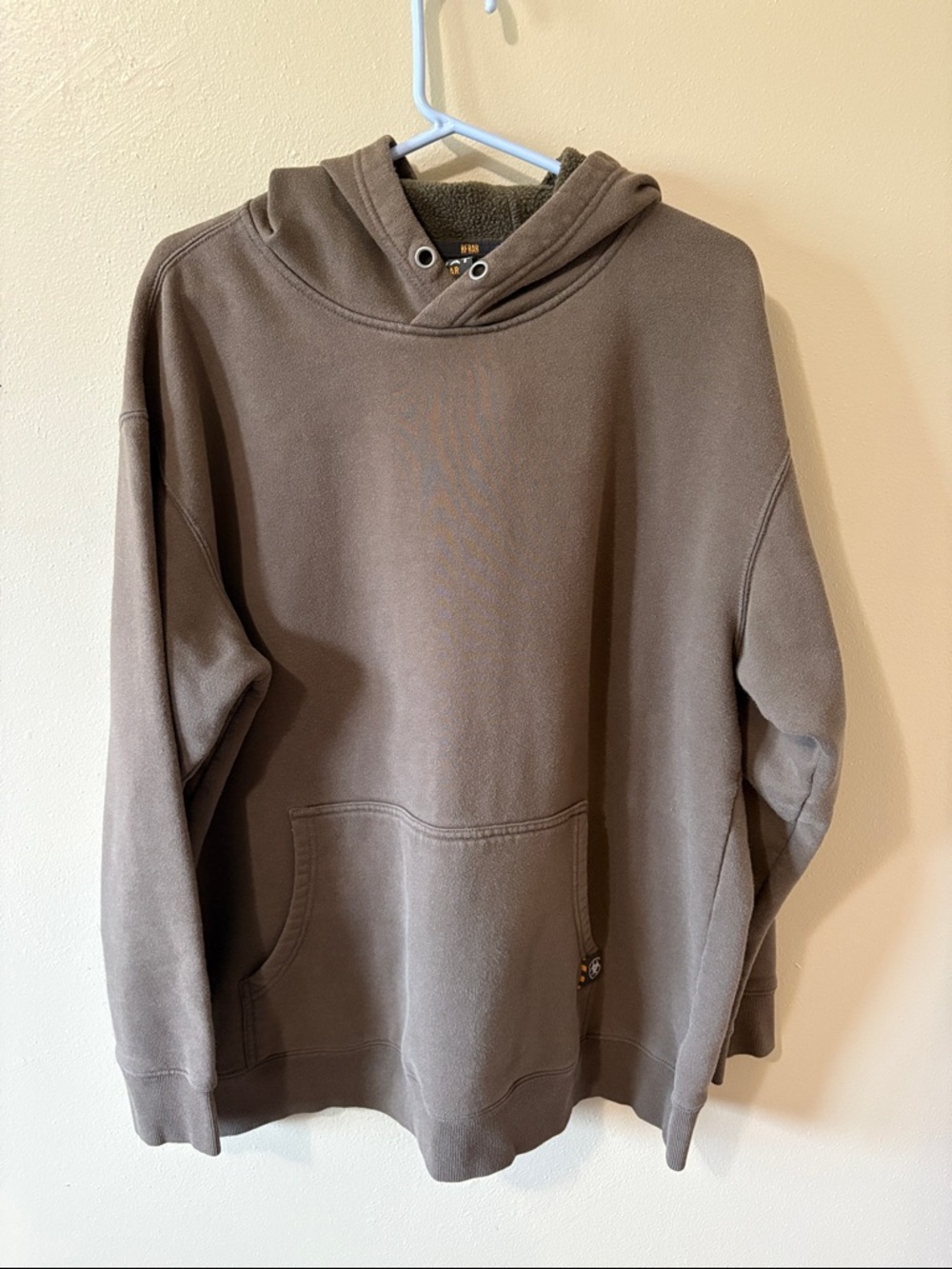 Ariat Rebar Men's Taupe/Brown Hoodie Size XLT